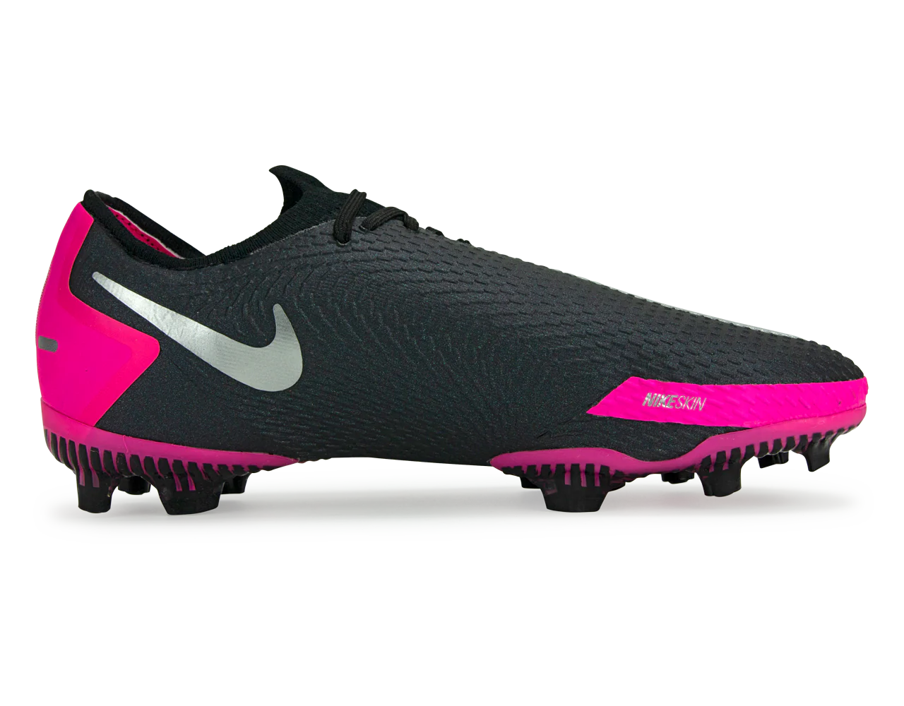 Nike Kids Phantom GT Pro FG Black/Metallic Silver