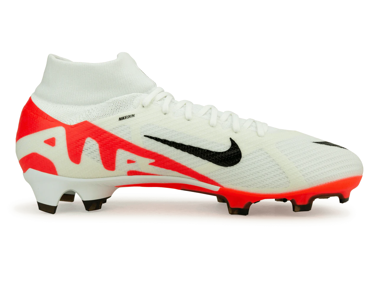 Nike Men's Zoom Mercurial Superfly 9 Pro FG White/Red