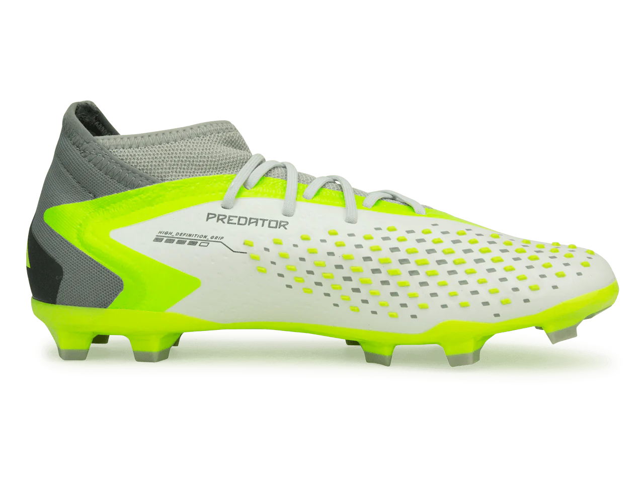 adidas Kids Predator Accuracy.1 FG White/Lucid Lemon