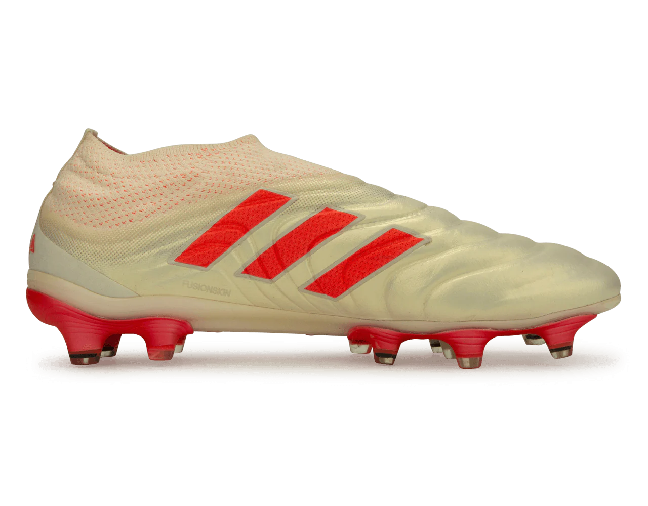 adidas Men's Copa 19+ FG Off White/Solar Red