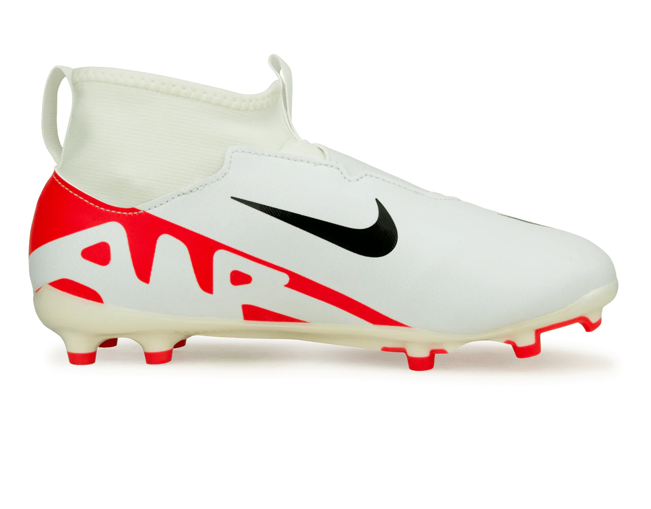 Nike Kids Zoom Mercurial Superfly 9 Academy FG/MG White/Red