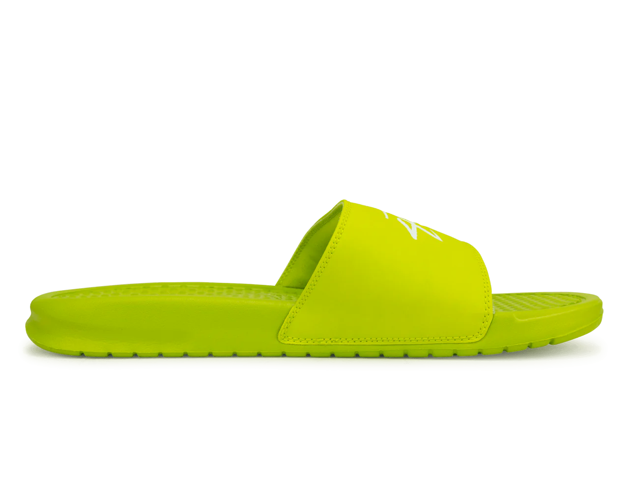 Nike Men's Benassi Stussy Sandal Green/White
