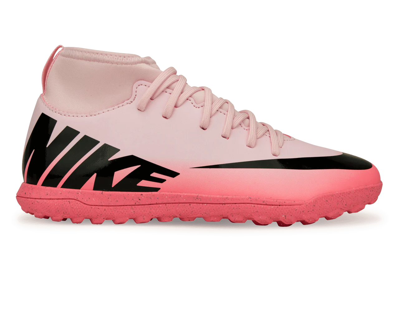 Nike Kids Zoom Mercurial Superfly 9 Club TF Pink Foam/Black