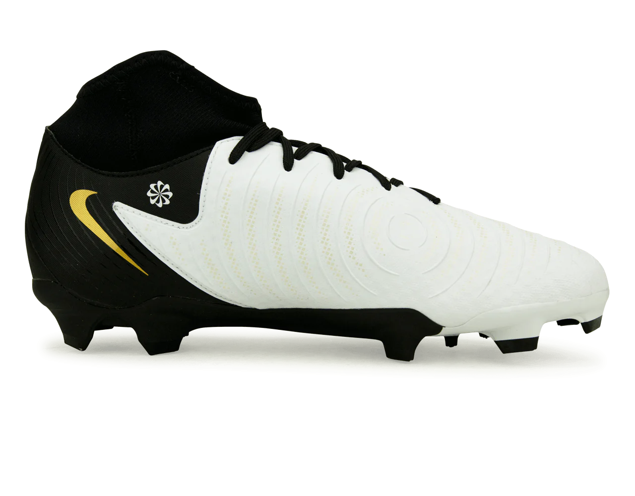 Nike Men's Phantom Luna II Academy FG/MG White/Black/Gold