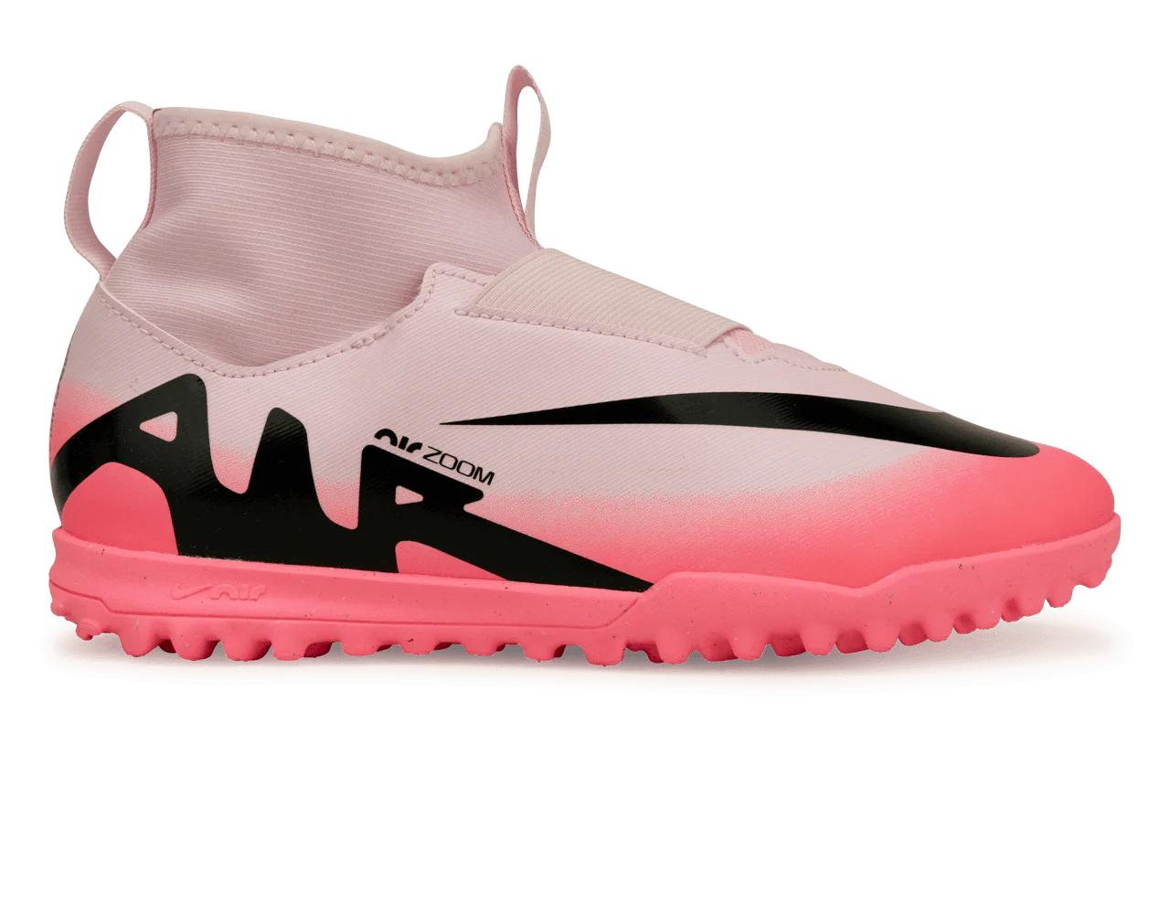 Nike Kids Zoom Mercurial Superfly 9 Academy TF Pink Foam/Black