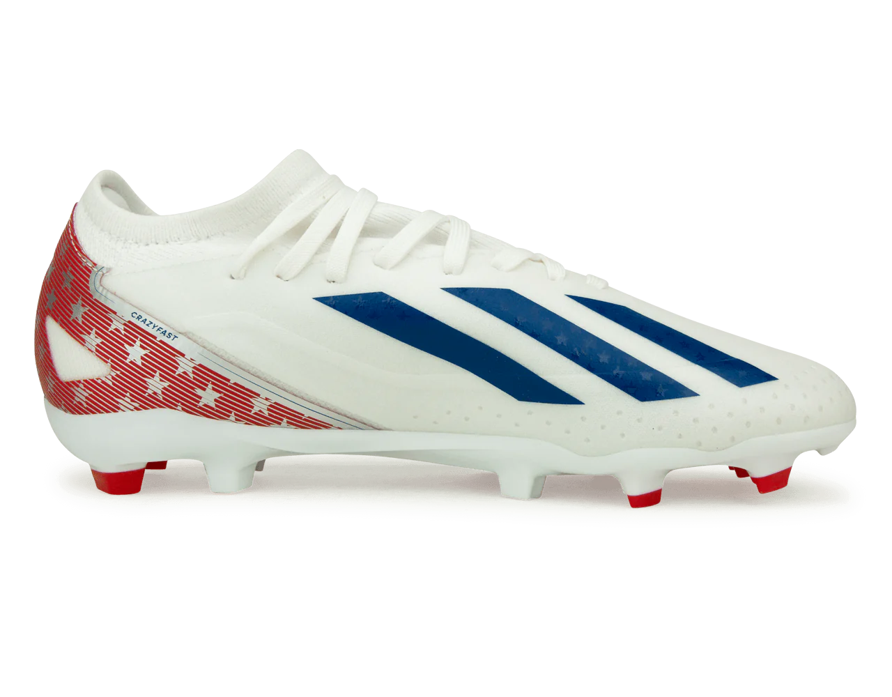 adidas Kids X Crazyfast USA.3 FG White/Red