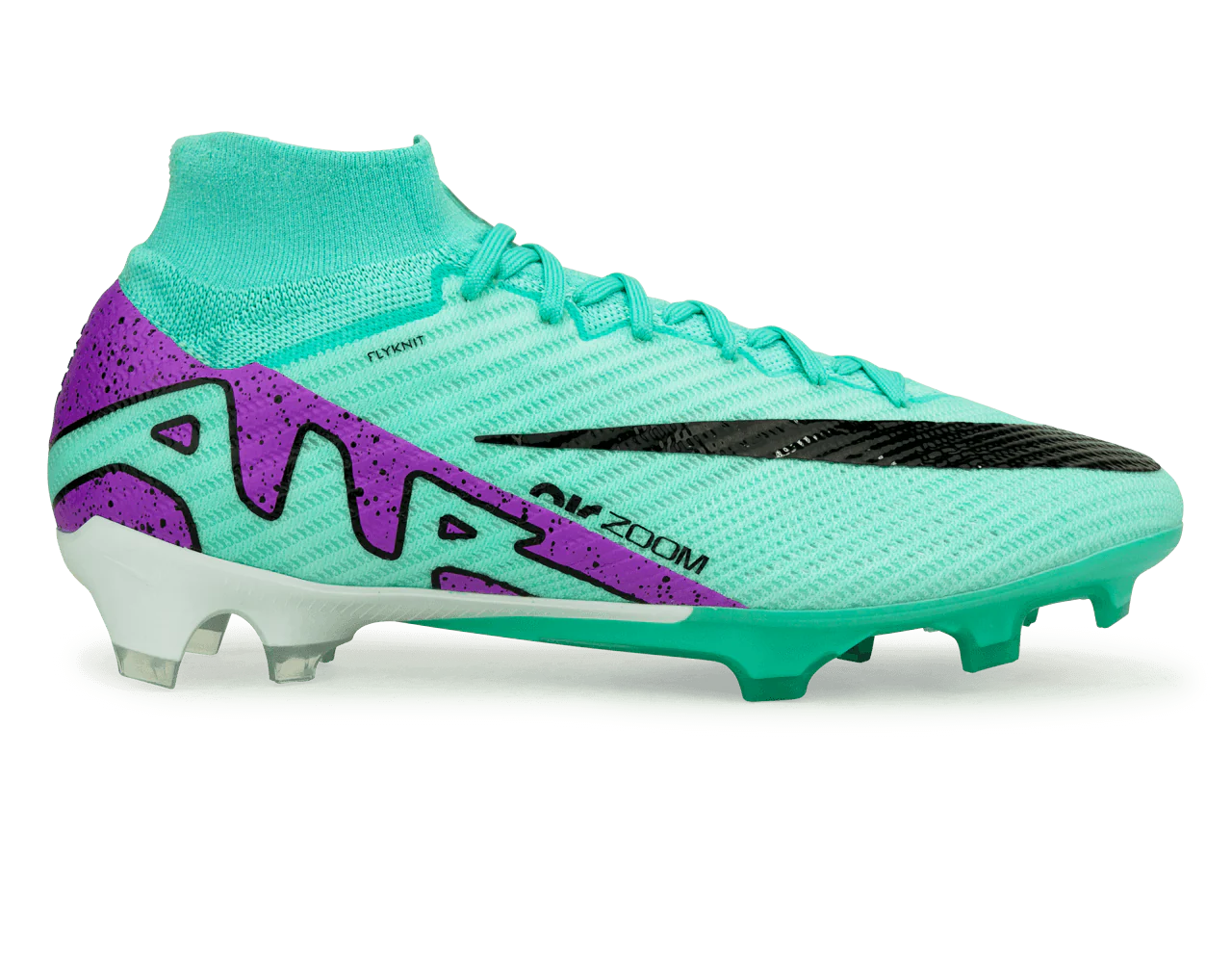 Nike Men's Zoom Mercurial Superfly 9 Elite FG Turquoise/Black/Purple