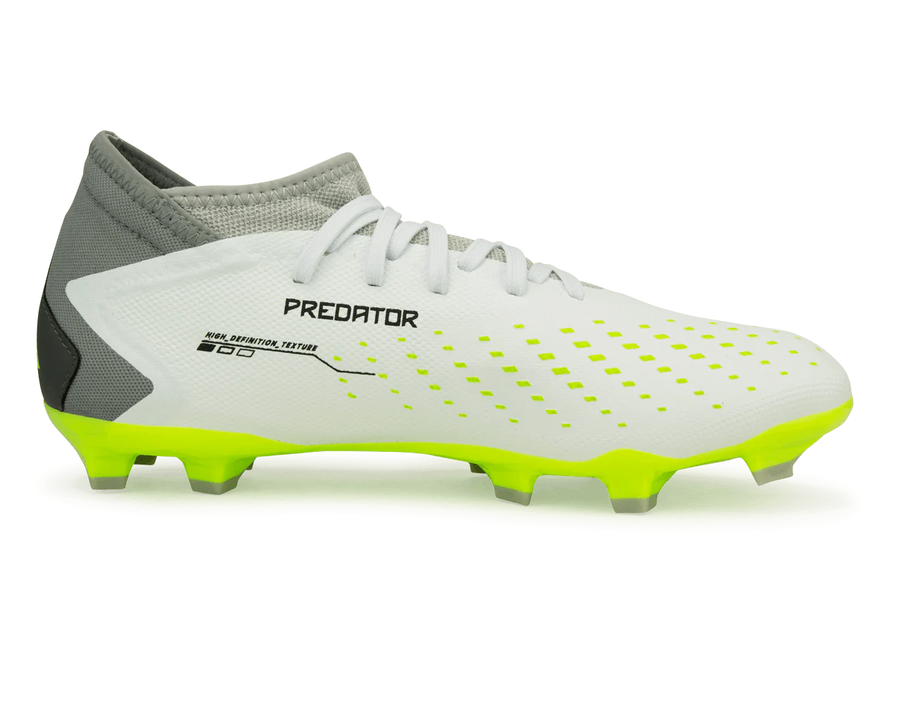 adidas Men's Predator Accuracy.3 FG White/Lucid Lemon