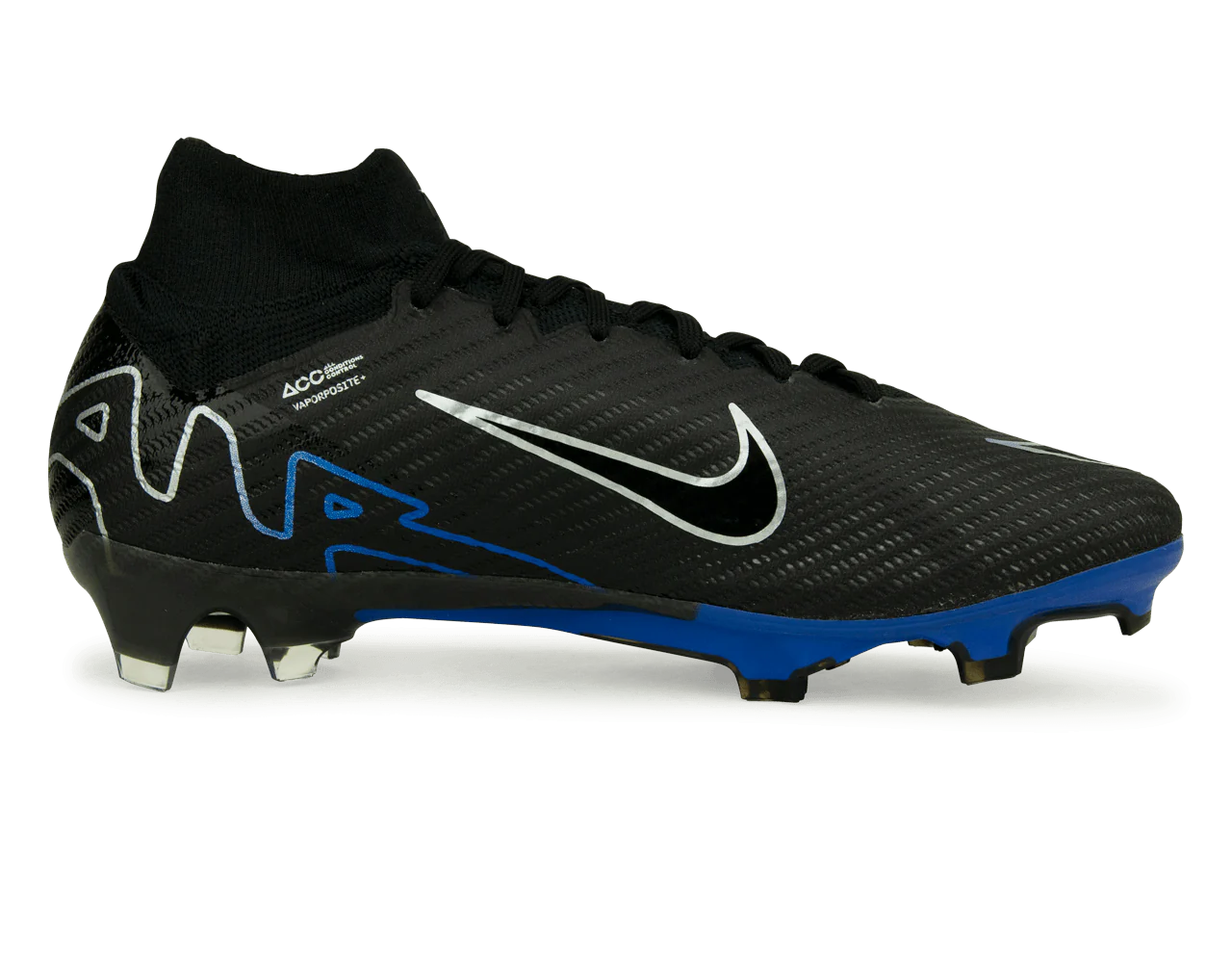 Nike Men's Zoom Mercurial Superfly 9 Elite FG Black/Blue