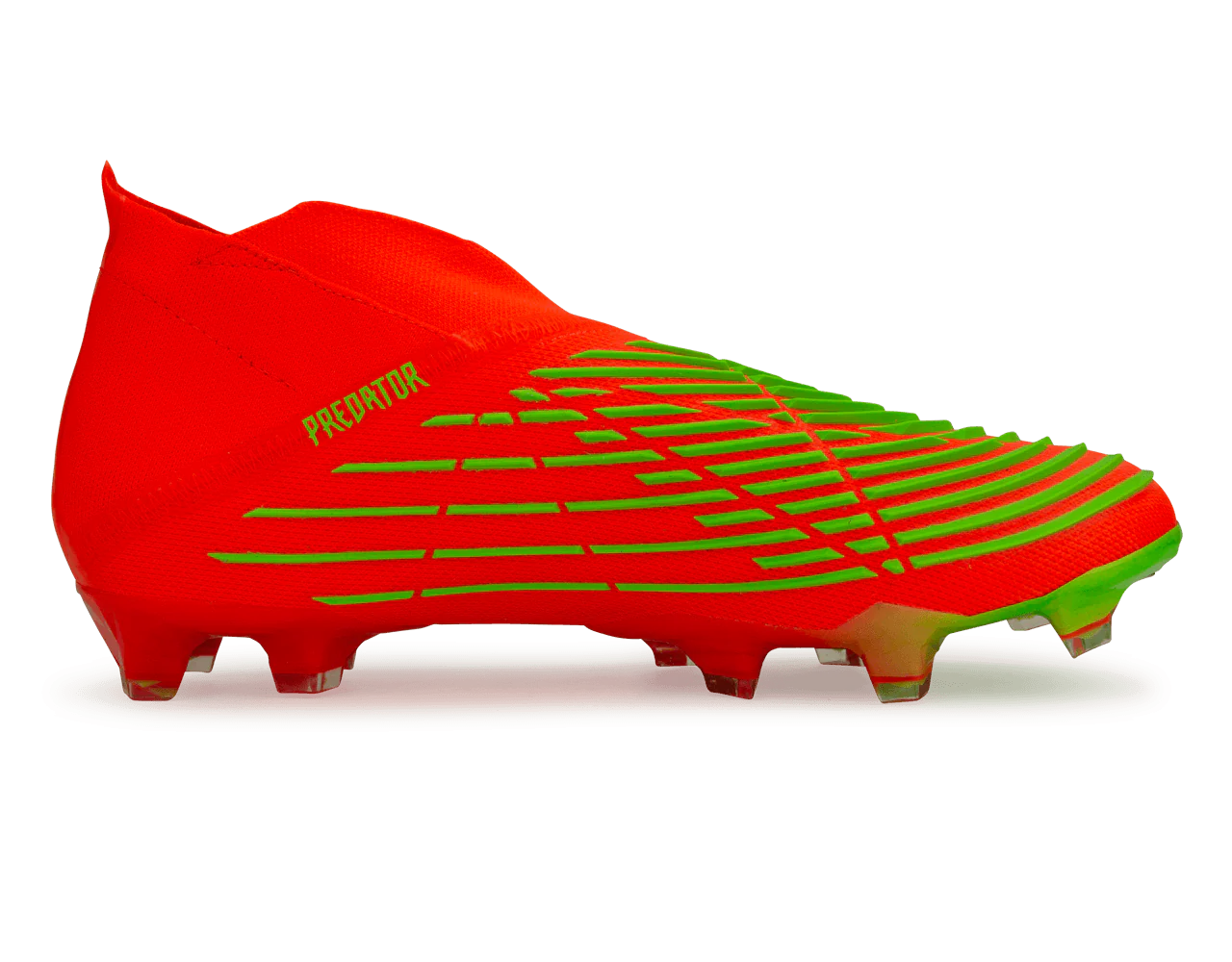 adidas Men's Predator Edge+ FG Solar Red/Solar Green