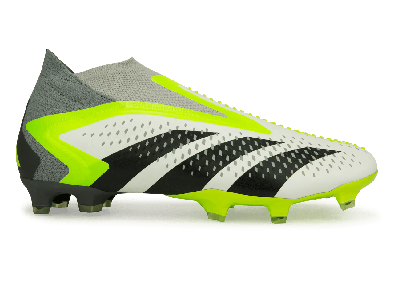 adidas Men's Predator Accuracy+ FG White/Lucid Lemon