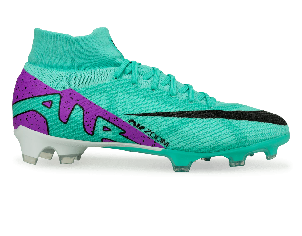 Nike Men's Zoom Mercurial Superfly 9 Pro FG Turquoise/Black/Purple