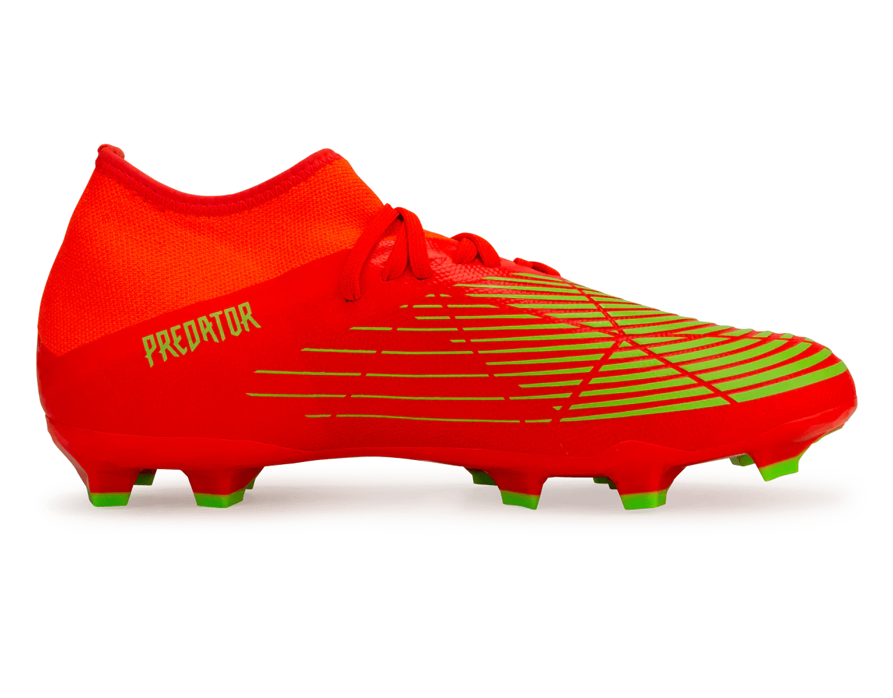 adidas Men's Predator Edge.3 FG Solar Red/Solar Green