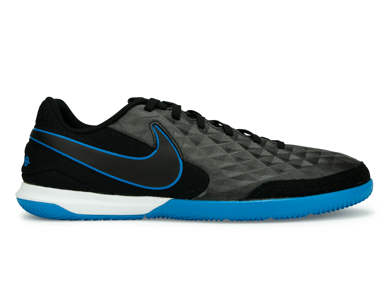 Nike Men's Tiempo Legend 8 Academy Indoor Soccer Shoes Black/Blue Hero