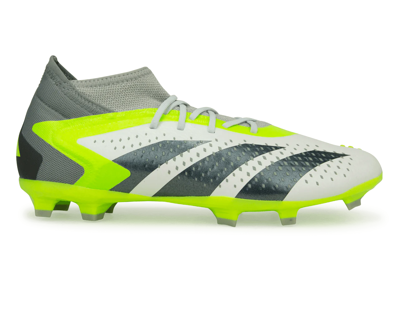 adidas Kids Predator Accuracy.1 FG White/Lucid Lemon