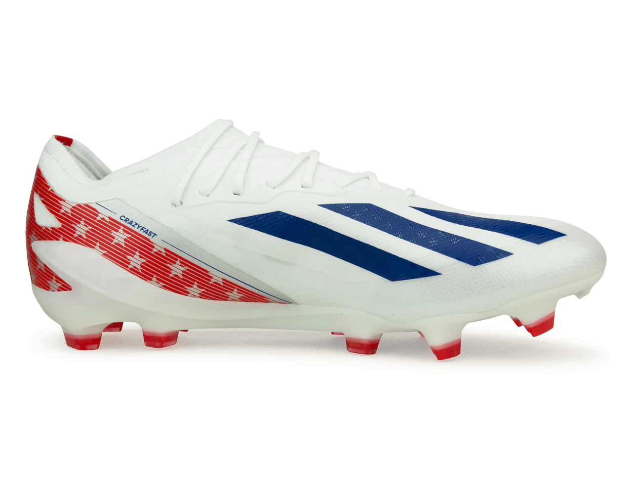 adidas Men's X Crazyfast USA.1 FG White/Red