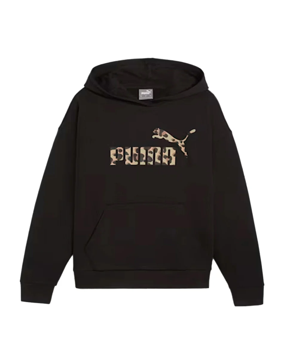 Sudadera Puma Hoody Ess+ Animal The Black Mujer 67792701