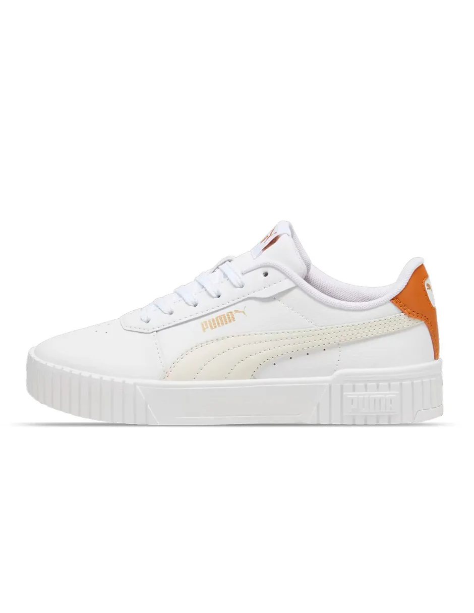 Tenis Puma Carina 2.0 Blanco Naranja 38584930