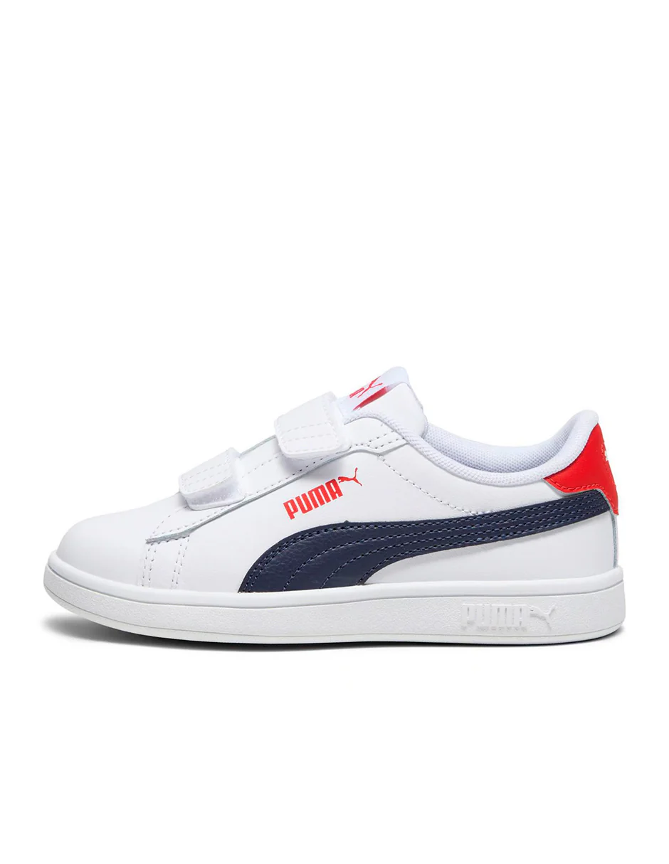 Tenis Niño Puma SMASH 3.0 Blanco 39203311 (17.0 -22.0)