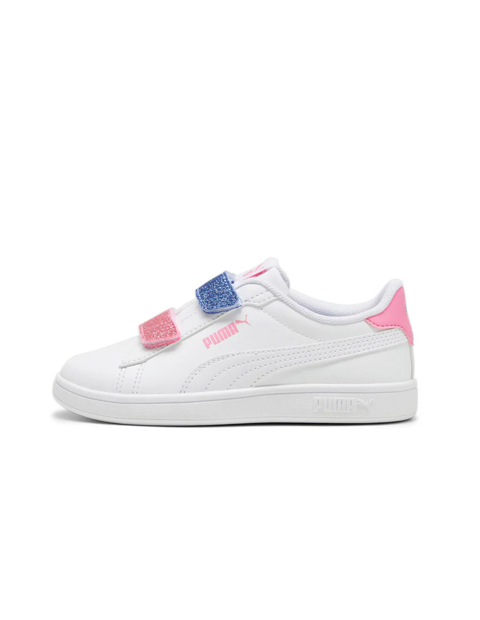 Tenis Puma Blancos Smash 3.0 L Glitter 39560901 (17.0 -22.0)