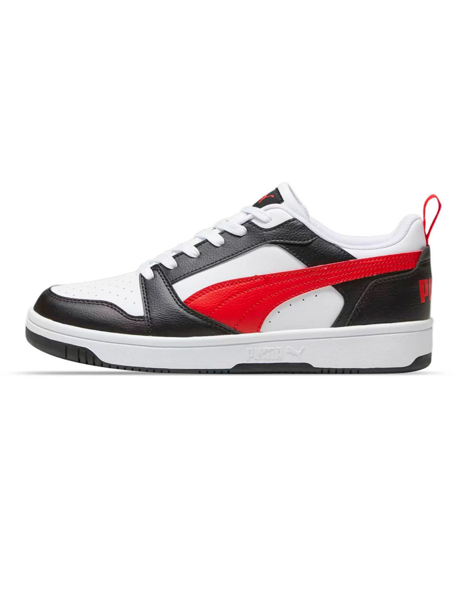 Tenis Puma Rebound Negro con Rojo 39232804