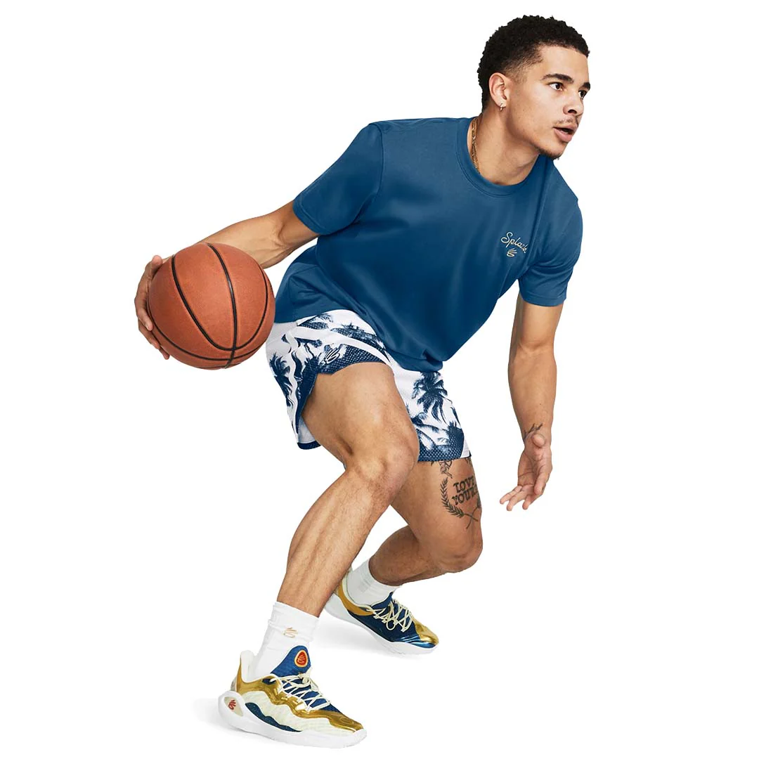 Under Armour Men Curry Emb Splash Tee  | 1383379-426