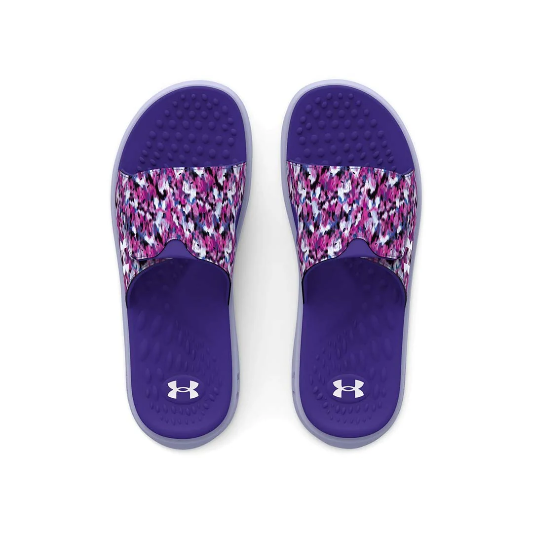 Under Armour Women Ignite Pro Graphic Strap Slides | 3026028-603