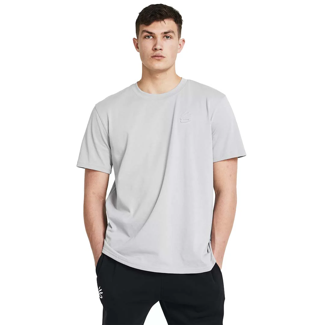 Under Armour Men Curry Emboss HW Tee | 1383378-011