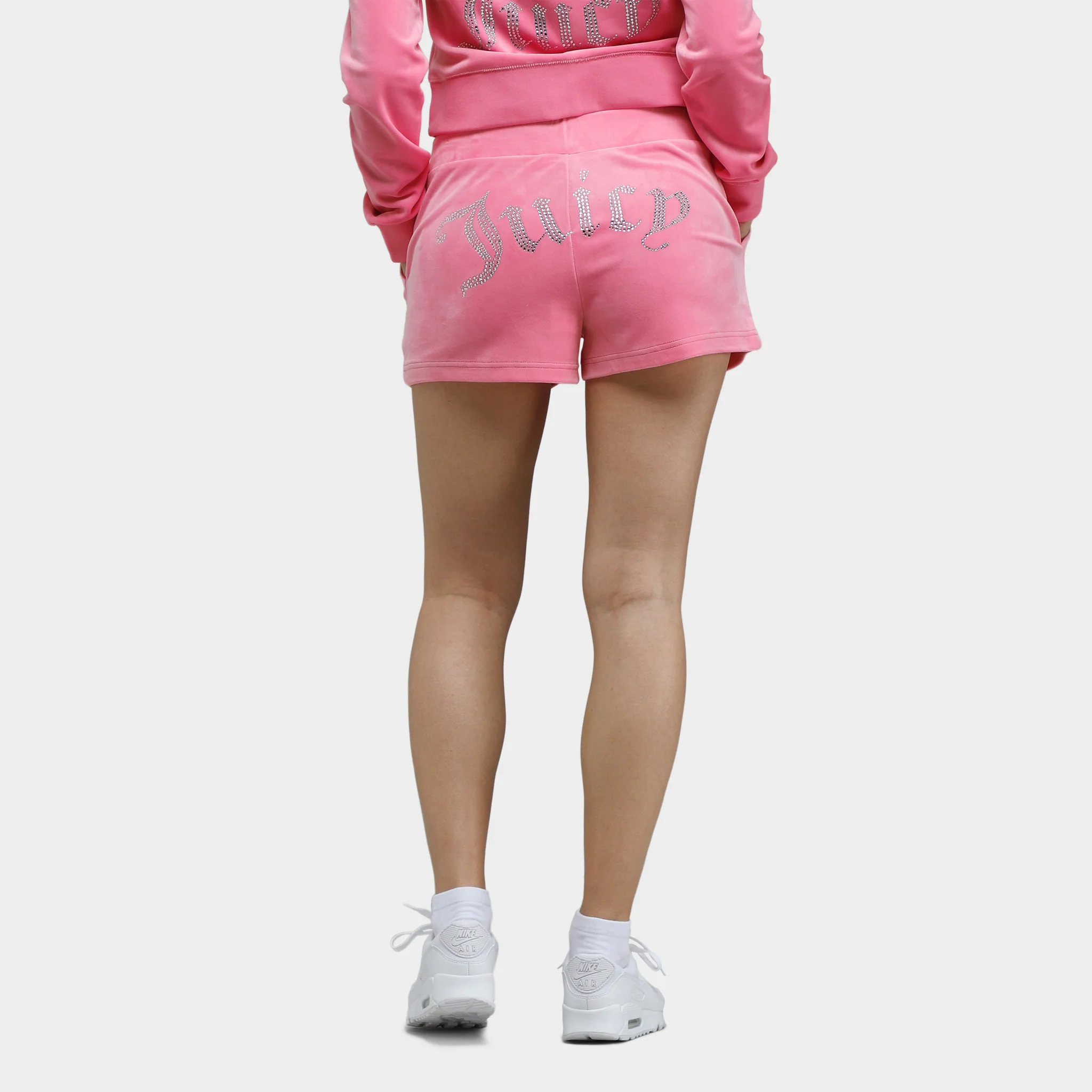 Juicy Couture Women's Classic Velour Shorts / Hot Hot Pink