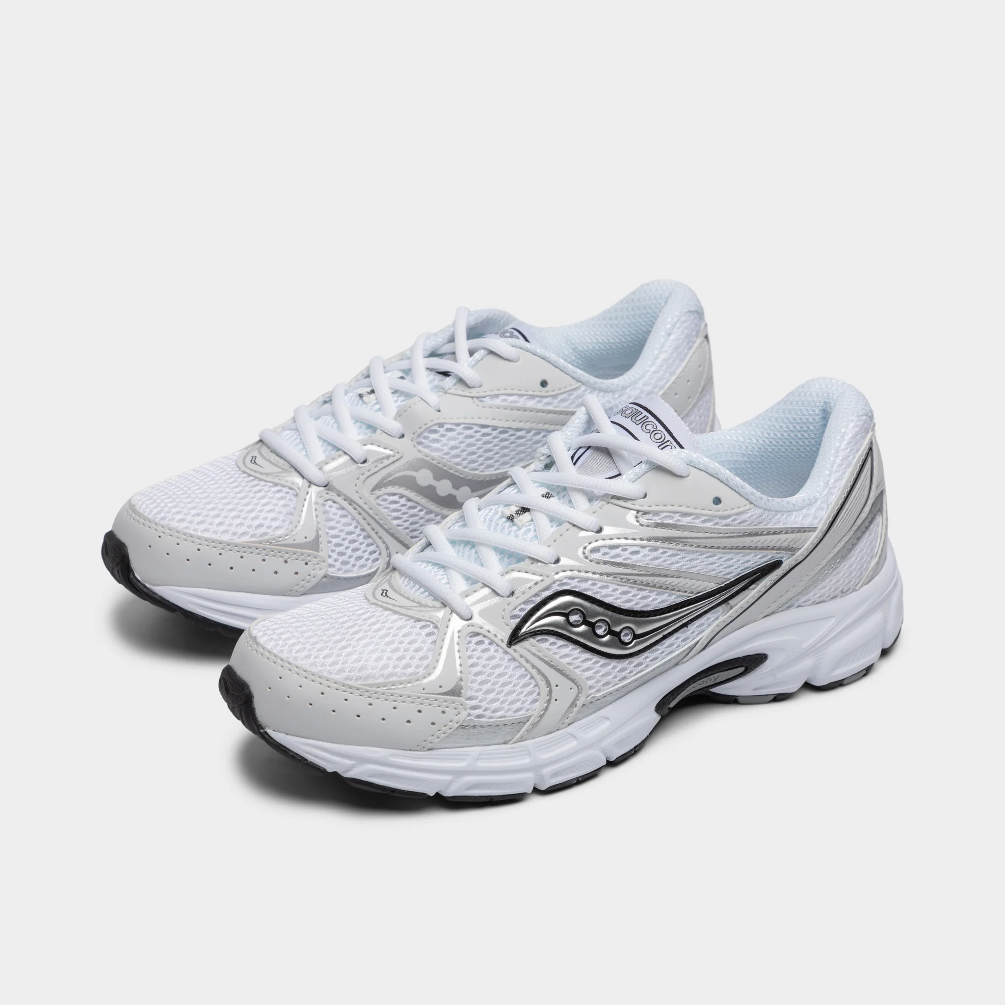 Saucony Ride Millennium White / Silver - Black
