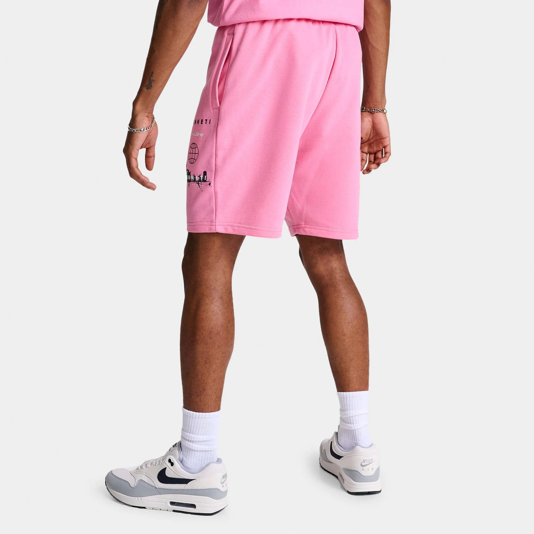 Sonneti Stack Logo Shorts / Sachet Pink
