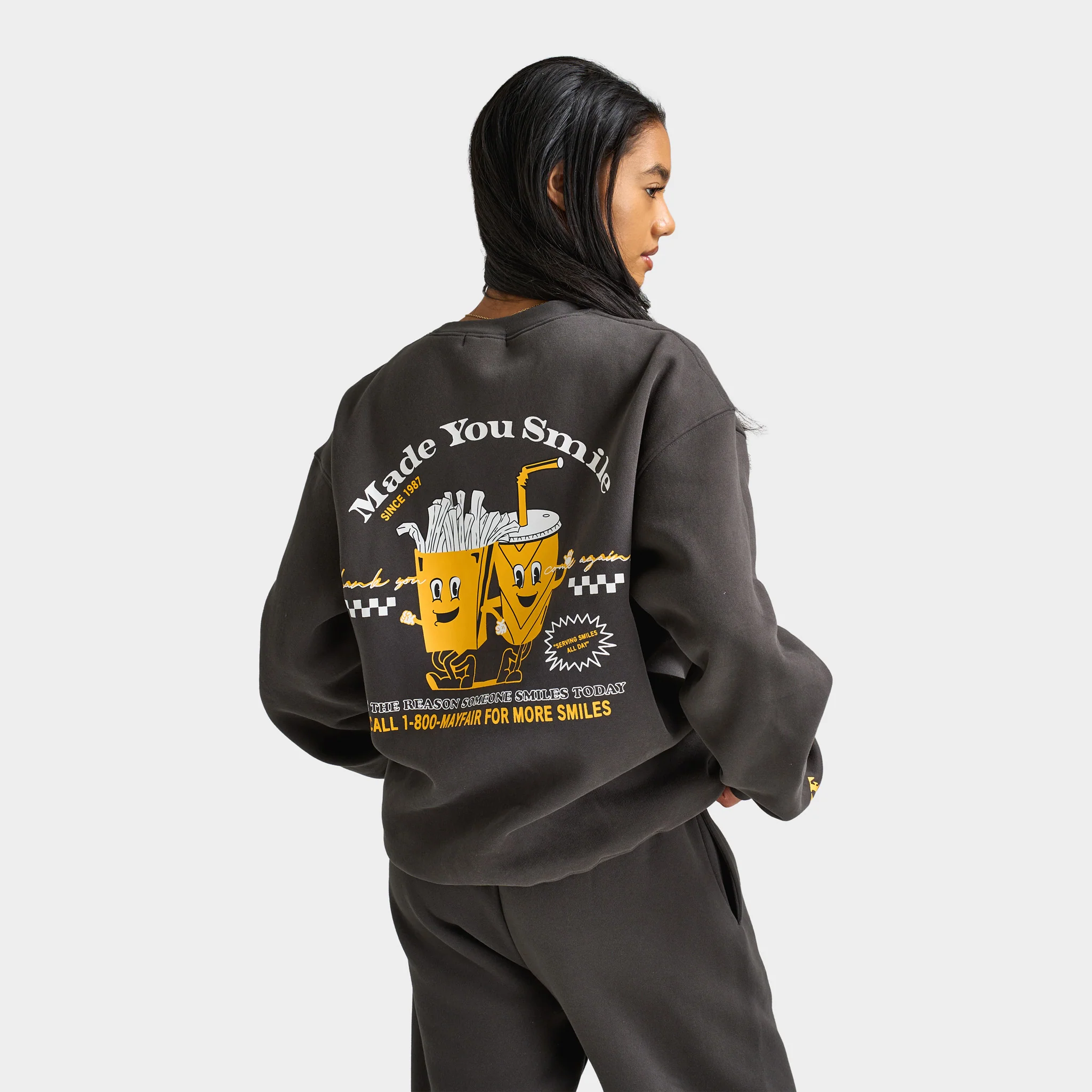 Mayfair Women's Made You Smile Crewneck / Jet