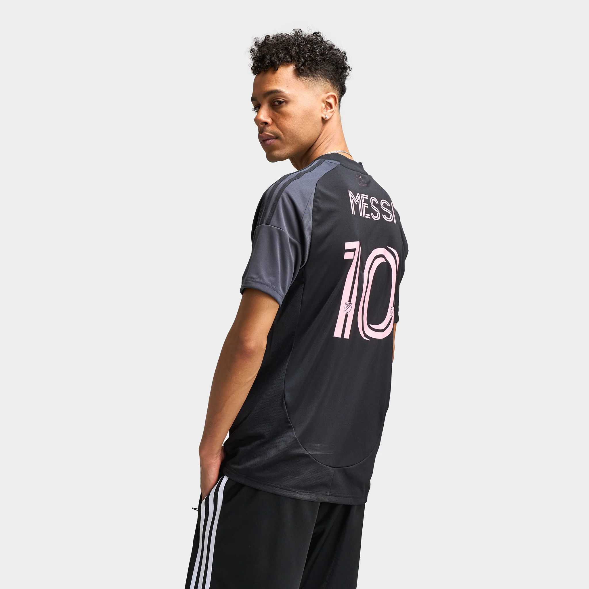 adidas Inter Miami CF 25/26 Messi Away Jersey / Black