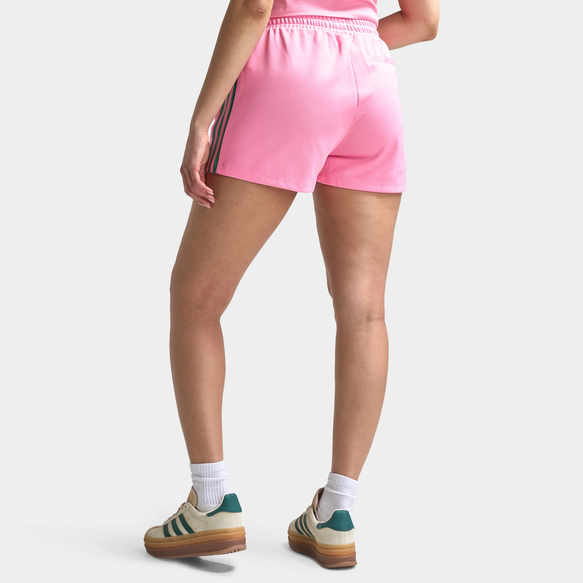 adidas Women's Classic Shorts Bliss Pink / Semi Court Green