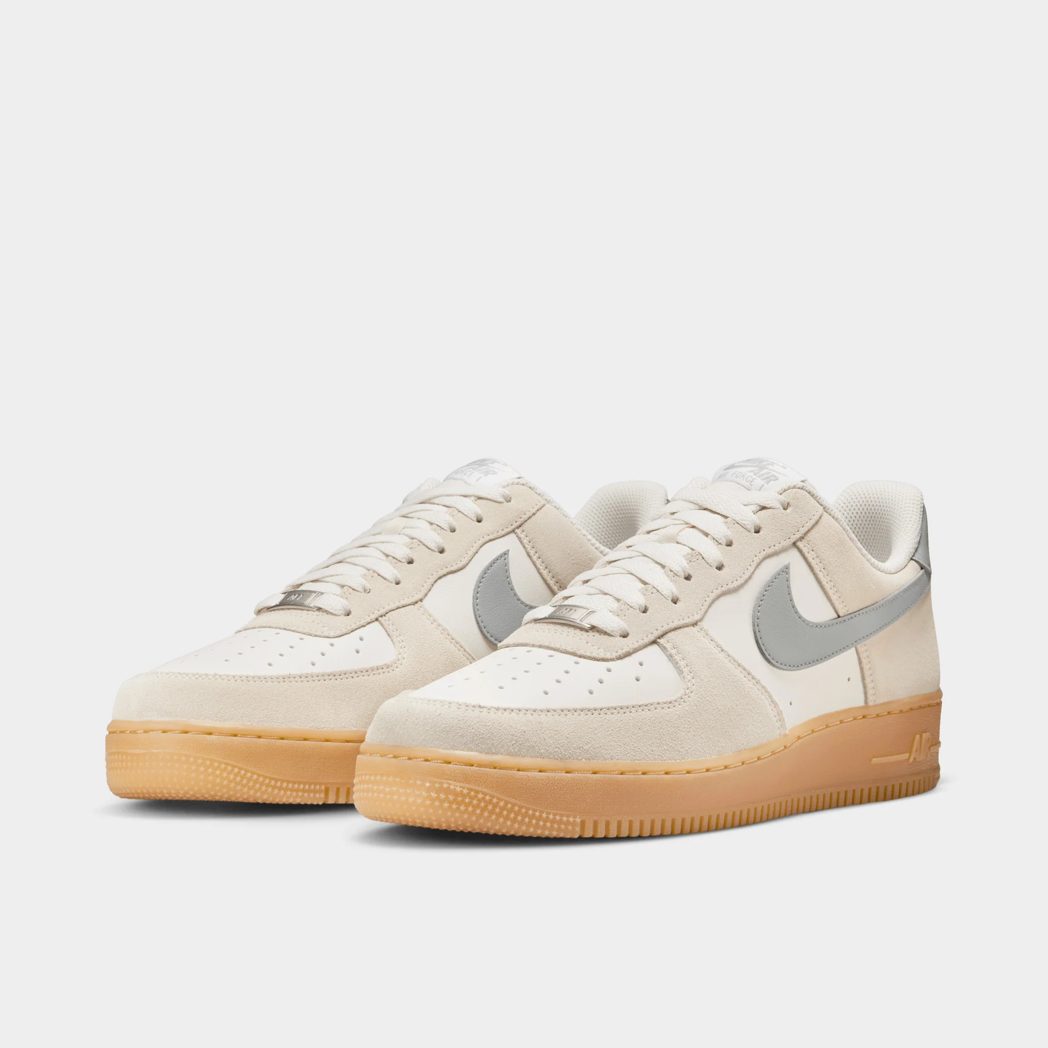 Nike Air Force 1 '07 LV8 ESS+ Phantom / Light Smoke Grey - Gum Yellow