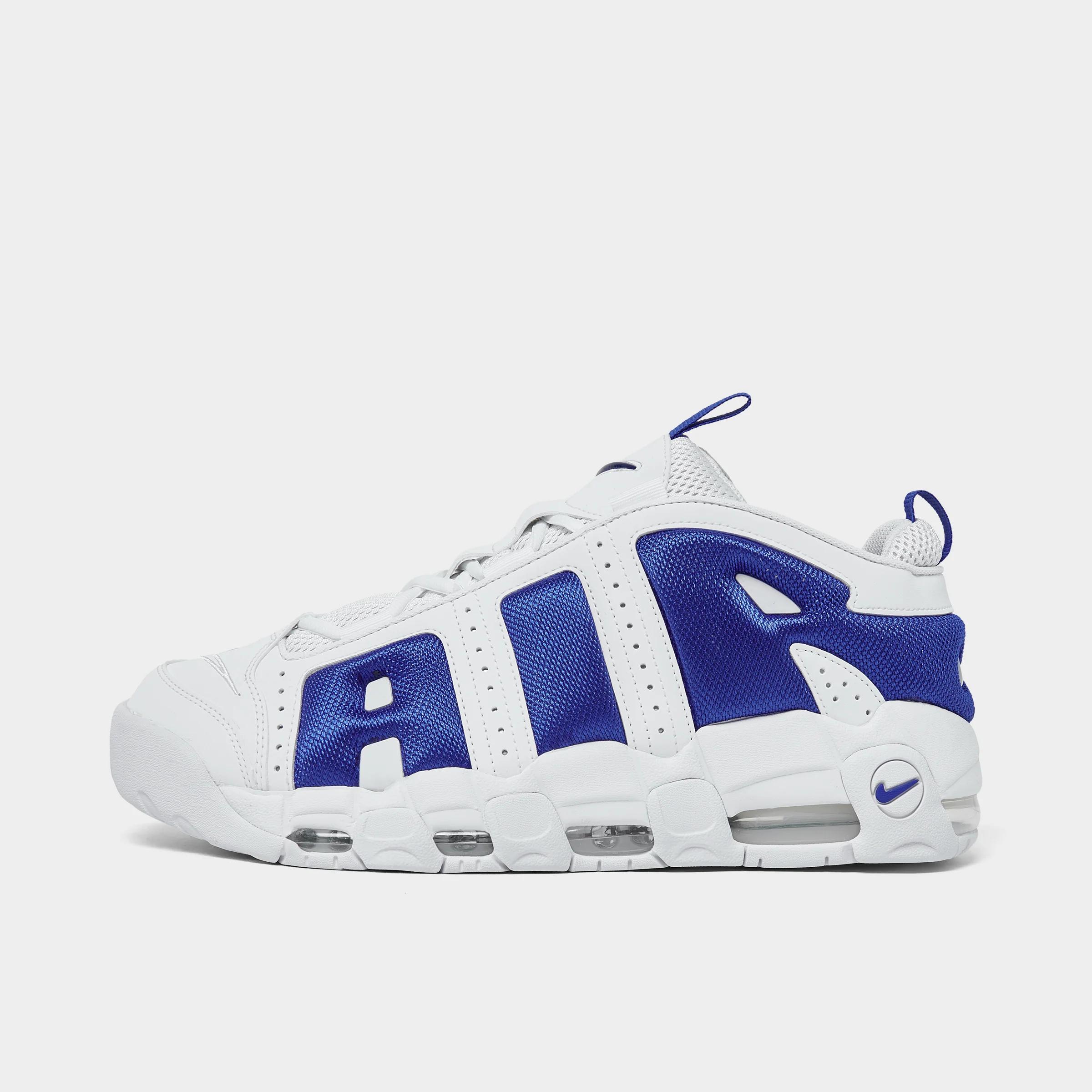 Nike Air More Uptempo Low White / Hyper Royal - Psychic Blue