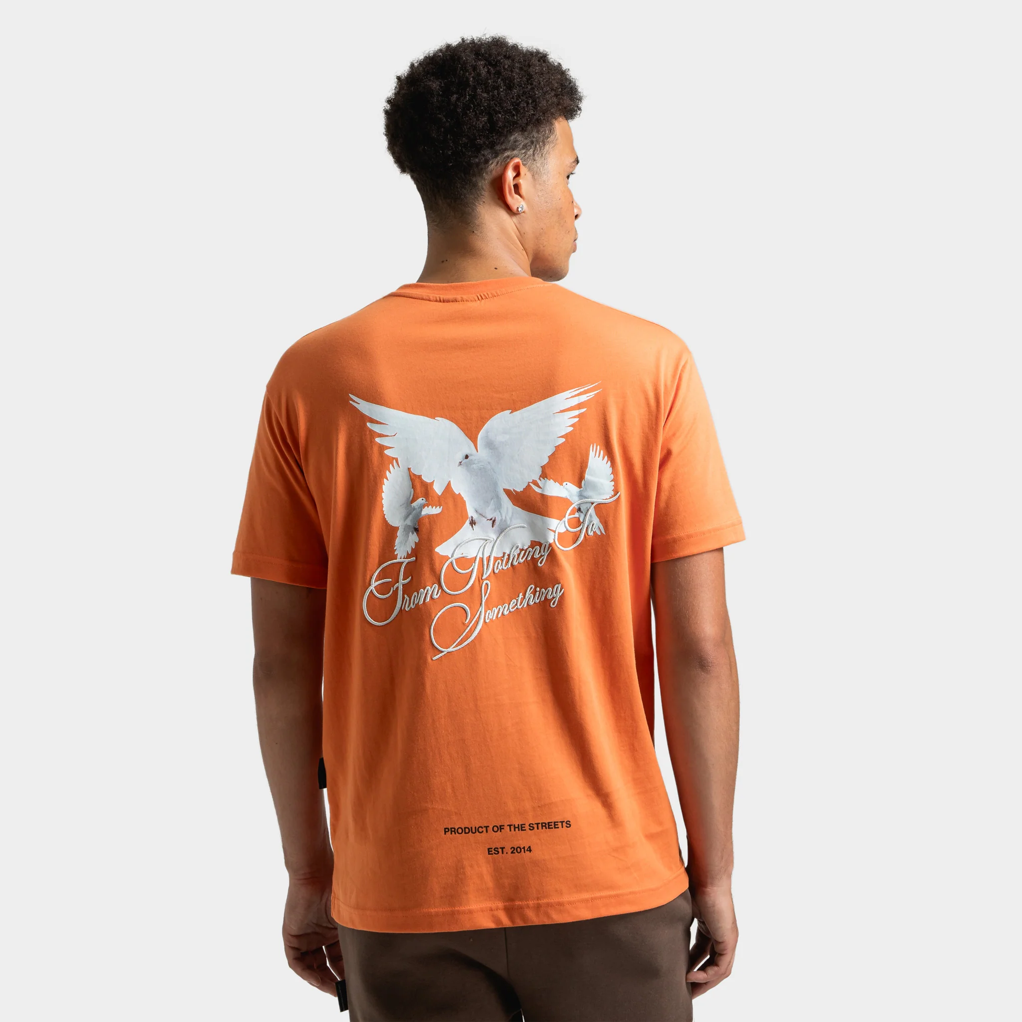 Hoodrich Take Flight V2 T-Shirt Burnt Orange / Black - Blan