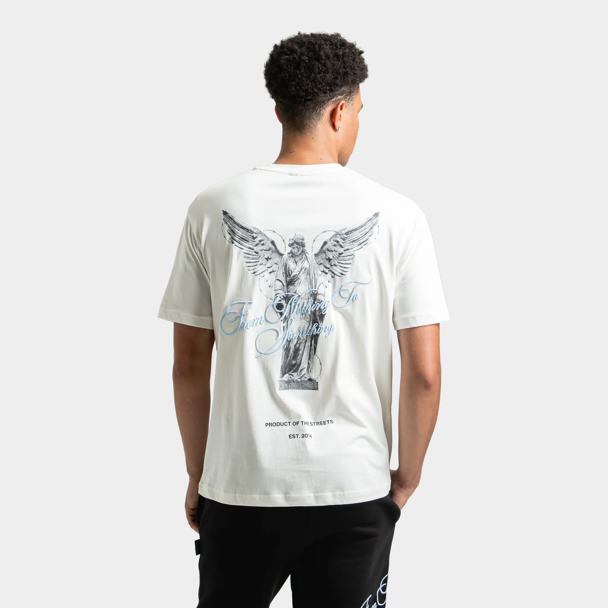 Hoodrich Vital T-Shirt Blanc De Blanc / Black - Clear Sky