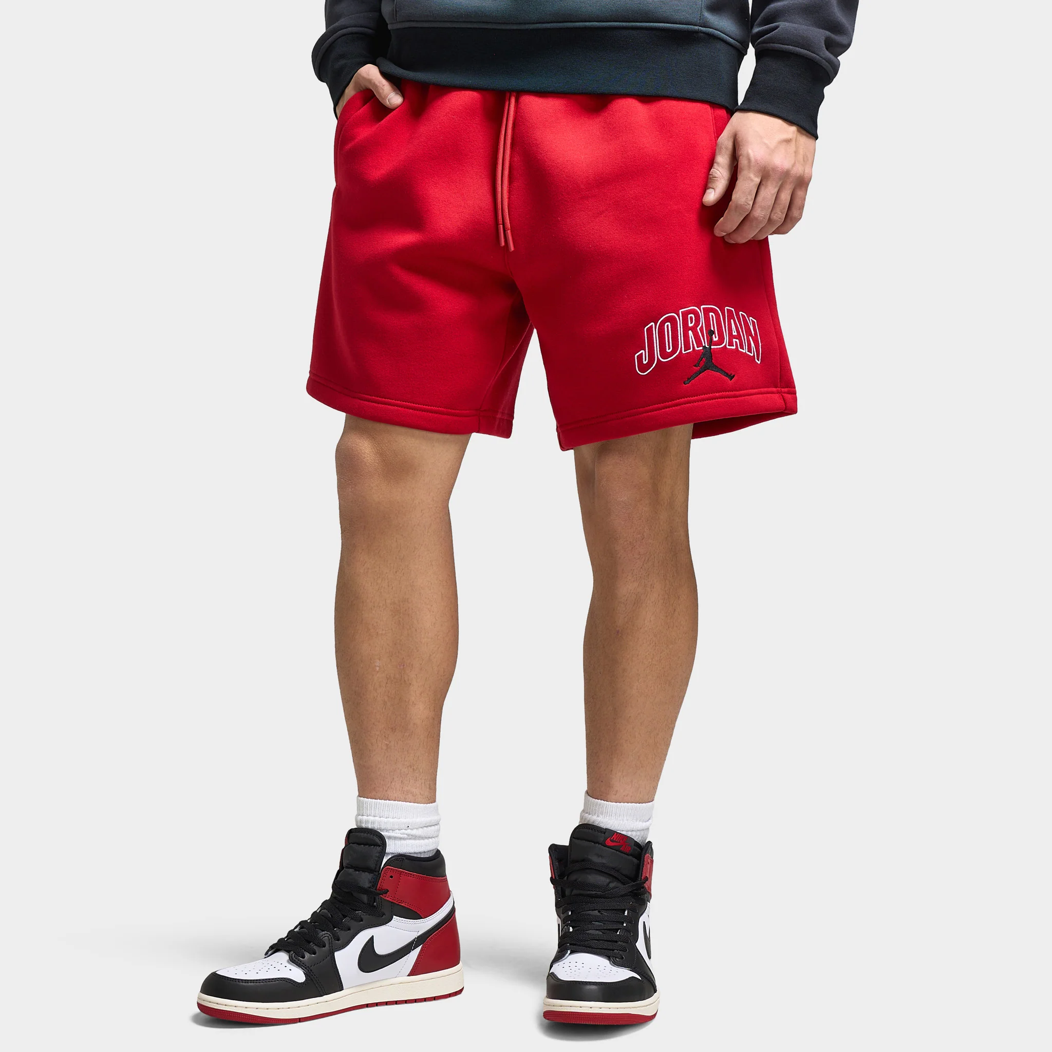 Jordan Brooklyn Graphic Shorts Gym Red / Sail - Black