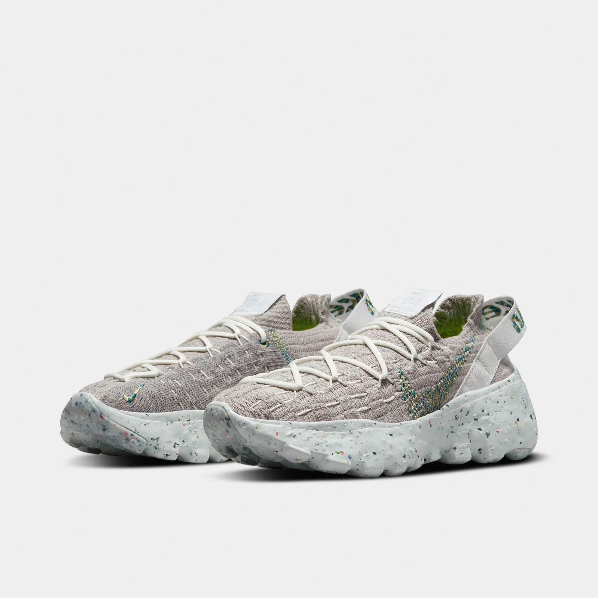 Nike Women's Space Hippie 04 Summit White / Mean Green