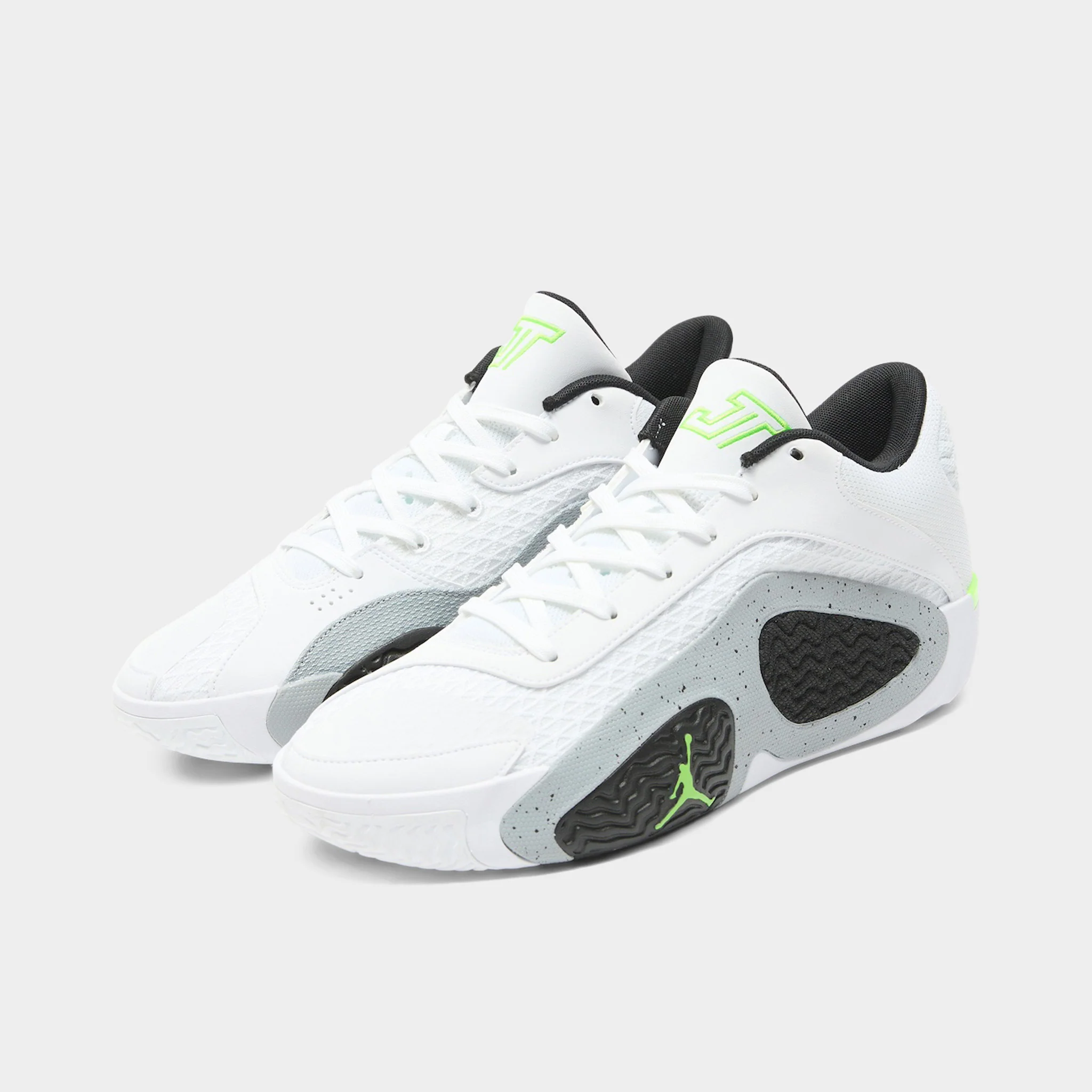 Jordan Tatum 2 White / Electric Green - Black