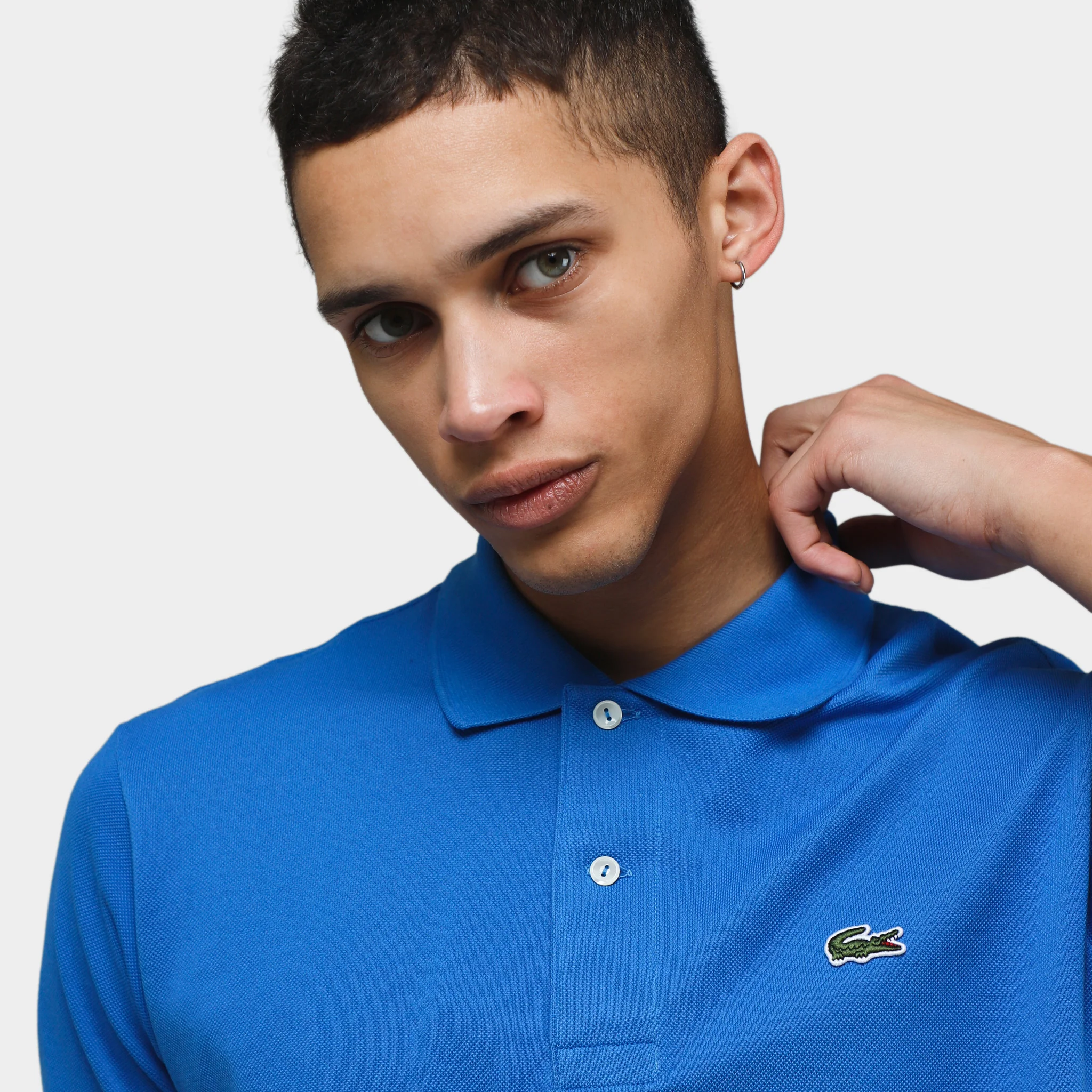 Lacoste Original L.12.12 Petit Pique Cotton Polo Shirt / Blue