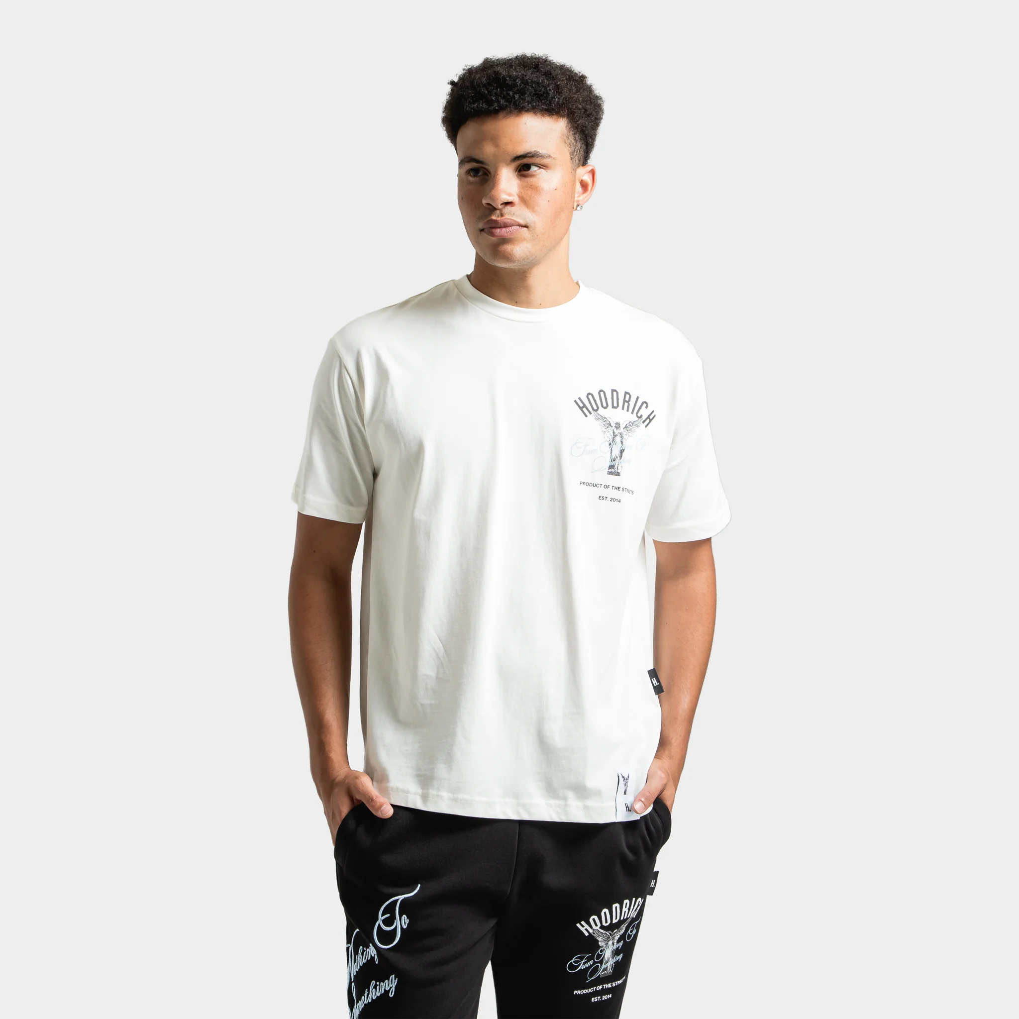 Hoodrich Vital T-Shirt Blanc De Blanc / Black - Clear Sky