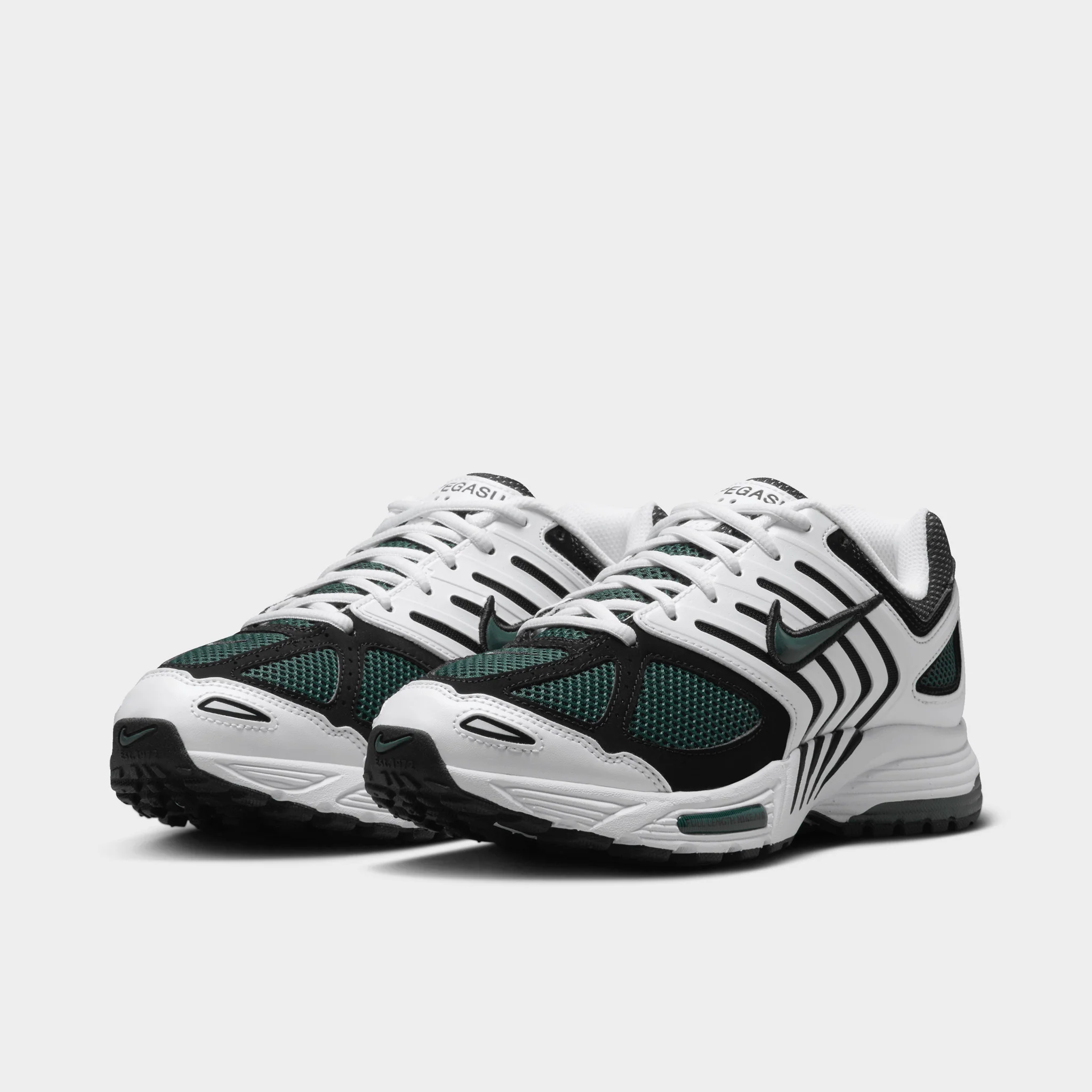 Nike Women's Air Pegasus 2005 White / Vintage Green - Black