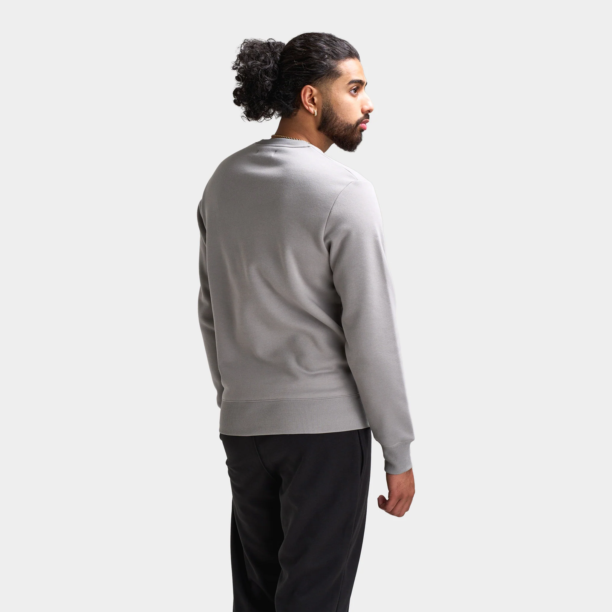 Fred Perry Stacked Branded Sweatshirt / Limestone