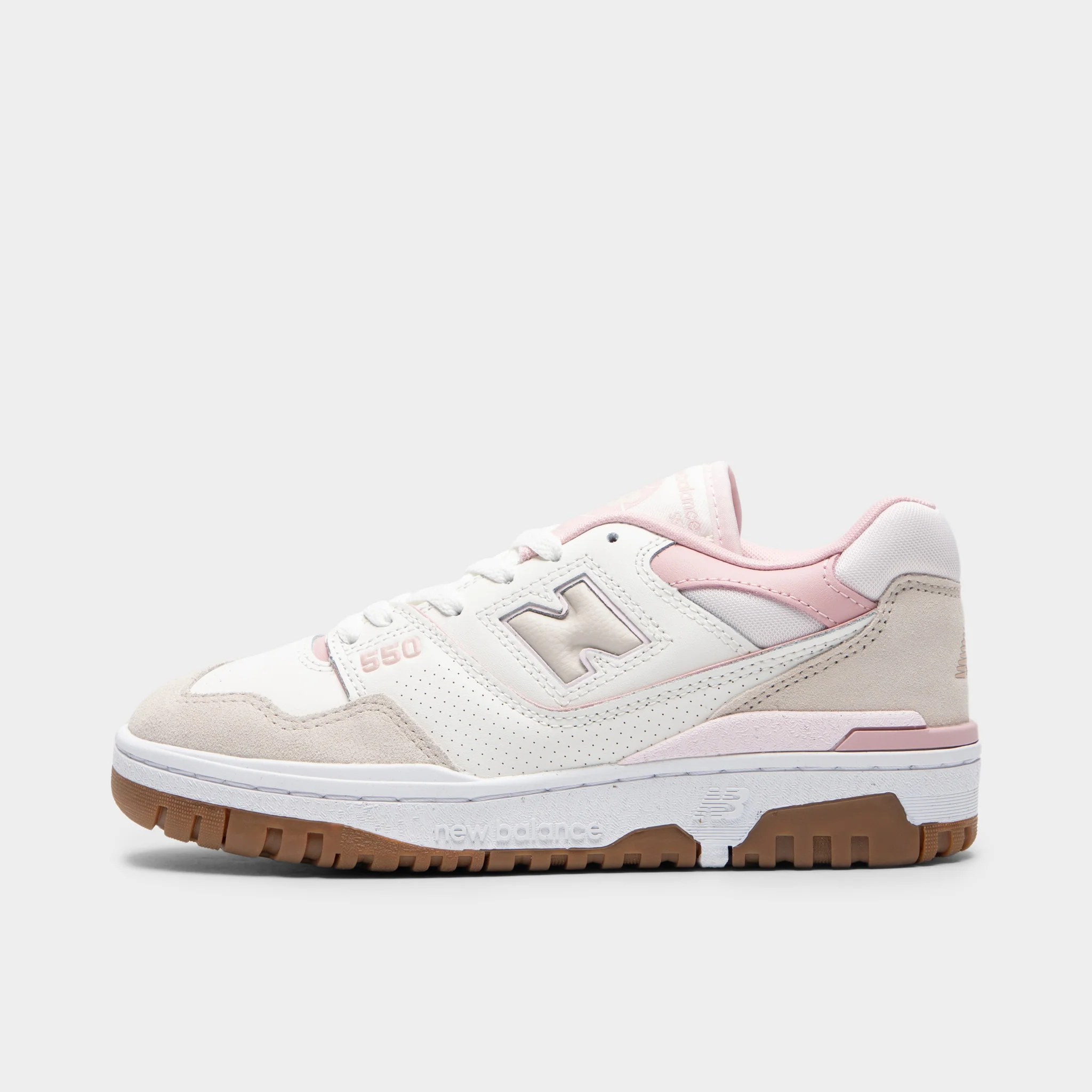 New Balance Women's 550 Sea Salt / Pink Graphite - Pink Orb