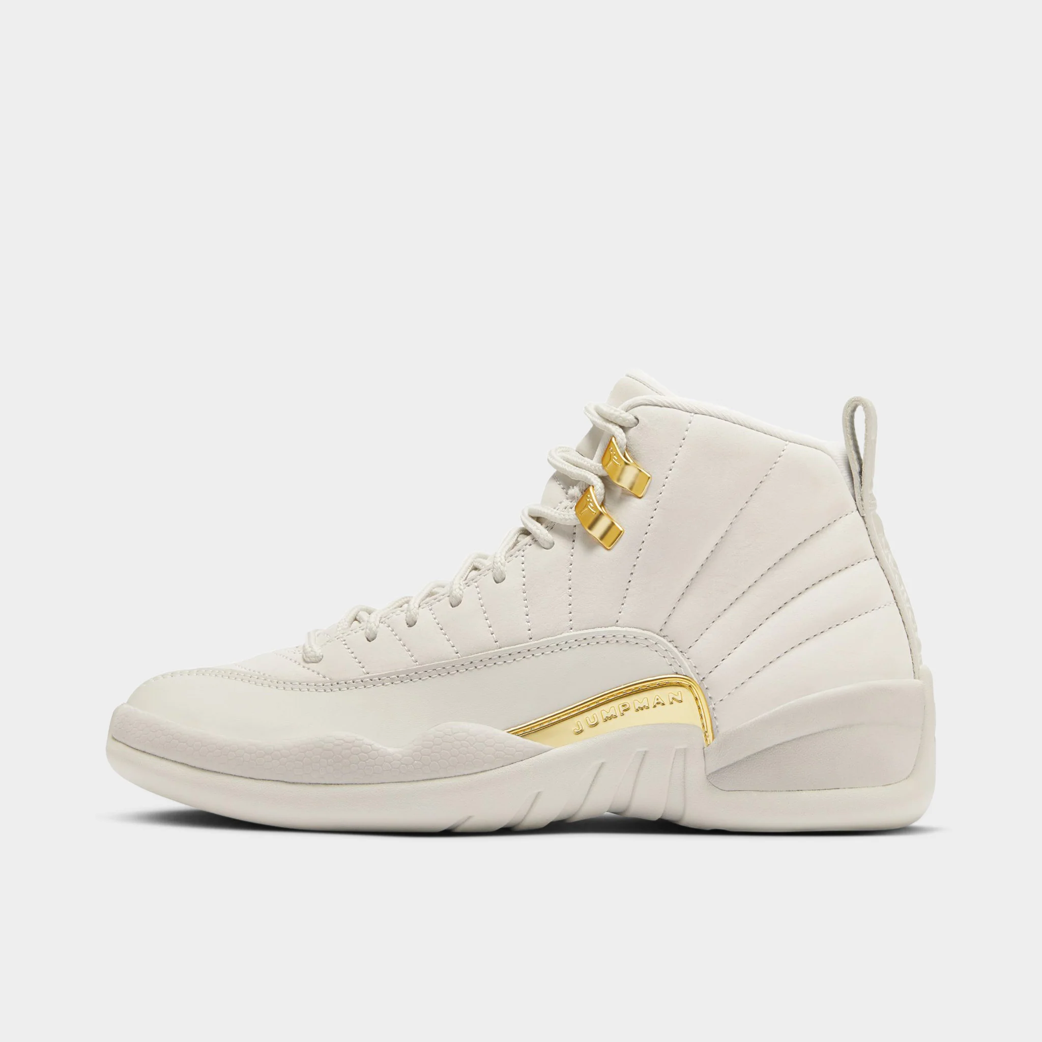 Jordan Women's 12 Retro Phantom / Metallic Gold - White