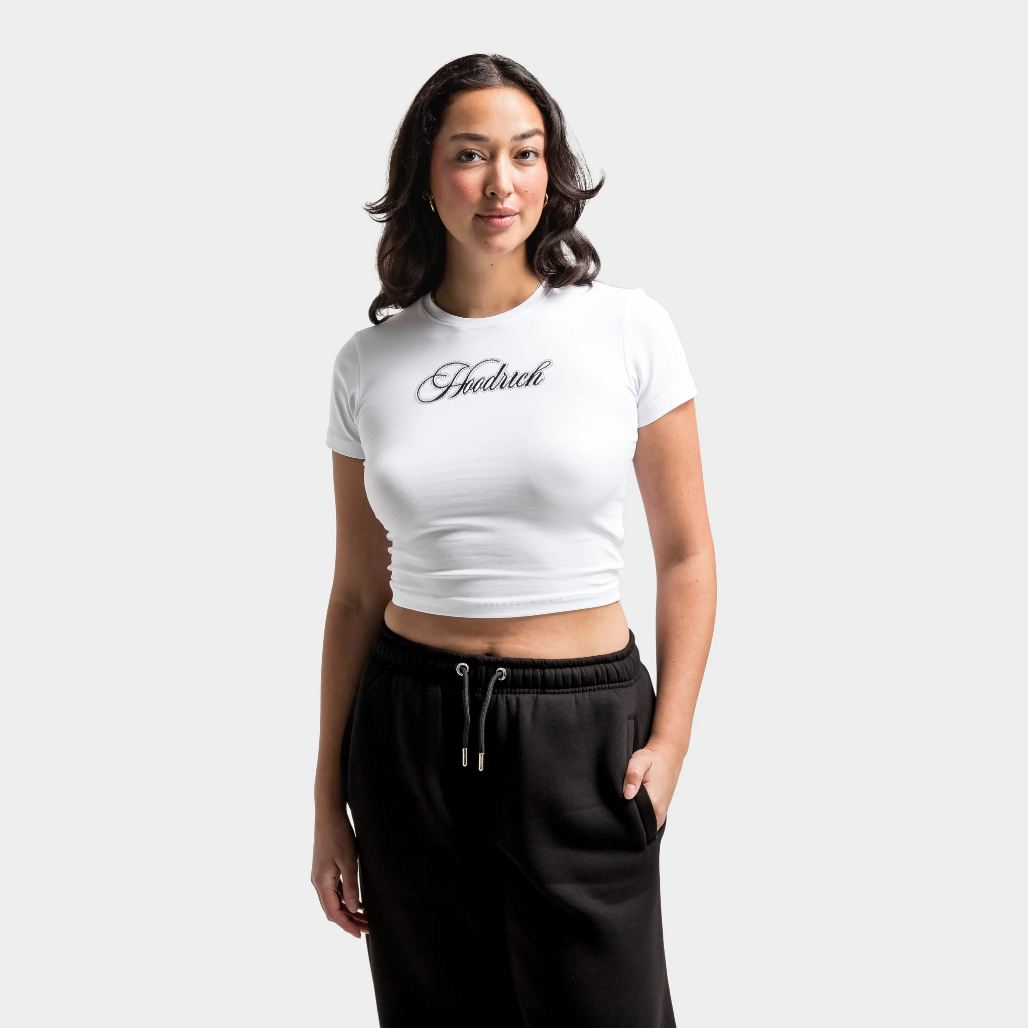 Hoodrich Women's OG Figure Crop Top / White