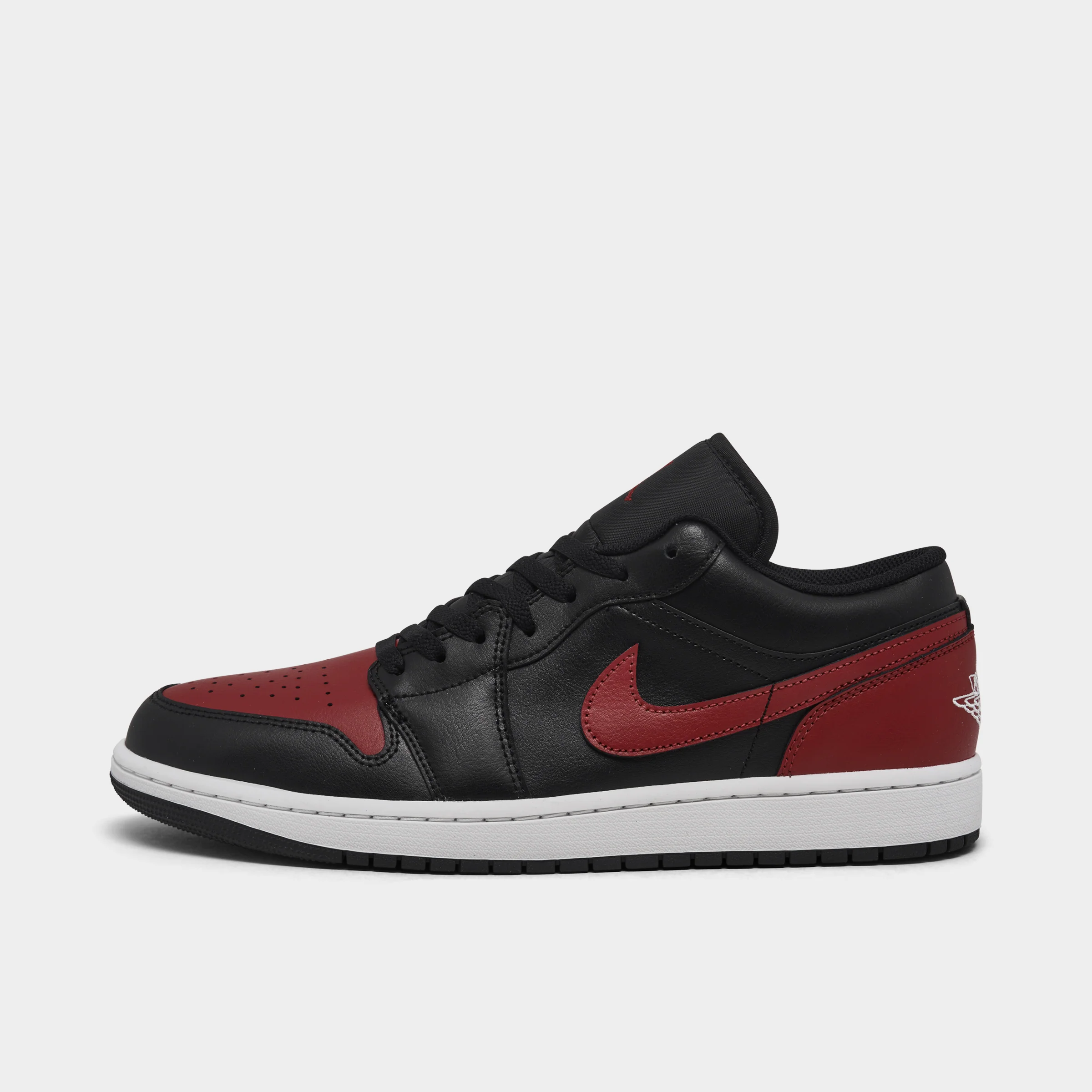 Jordan 1 Low Black / Varsity Red - Summit White