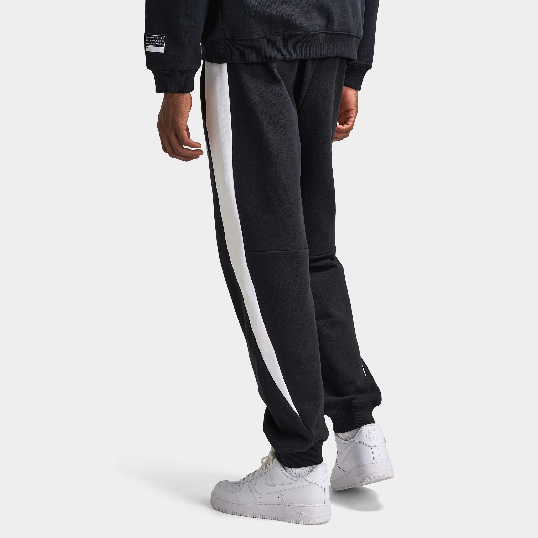 Nike Air Fleece Joggers Black / White - White